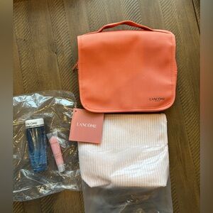 Lancôme Makeup Bags (2). Lancôme Eye Makeup Remover and Juicy Tubes NEW